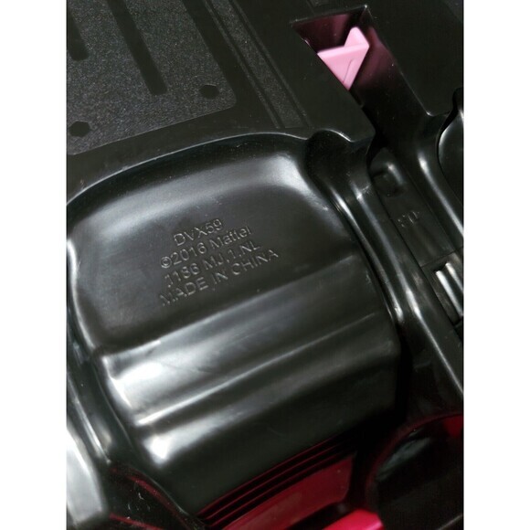 2016 Mattel Barbie Glam Pink Glitter Convertible Car‎ with Seat Belts - Picture 9 of 9